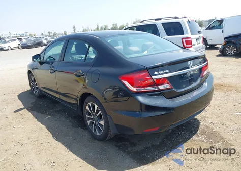 2013 Honda Civic Ex из США, поврежденный, VIN 19XFB2F87DE257909